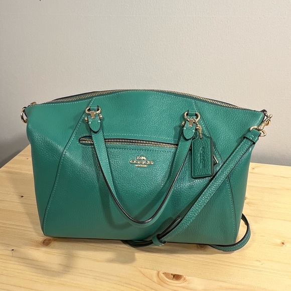 Coach Bags Coach Jade Prairie Convertible Satchel With Detachable